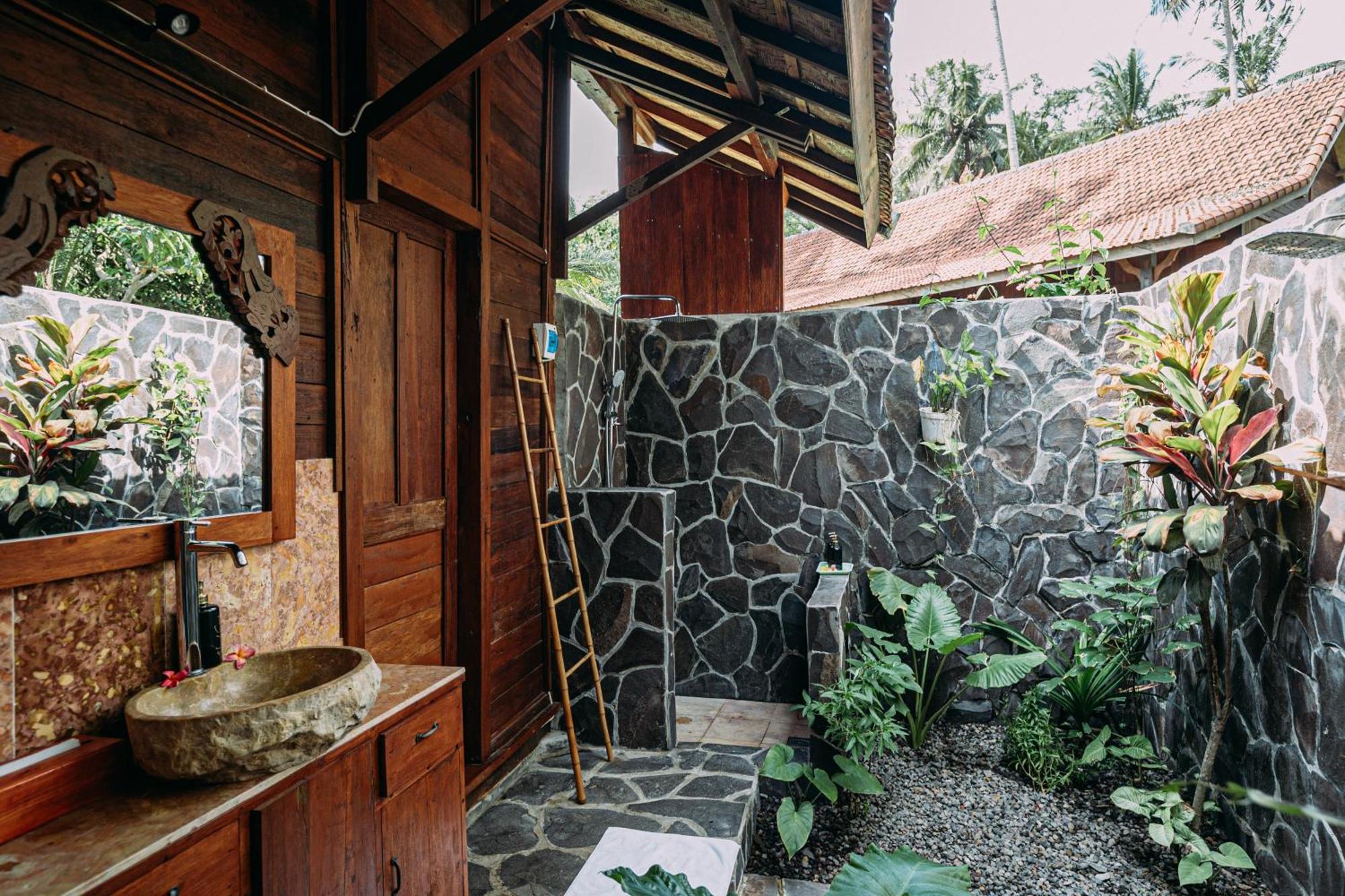 Wooden House Candidasa Manggis  Exterior photo